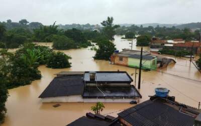 Chuvas deixam 45 mil desalojados em Minas