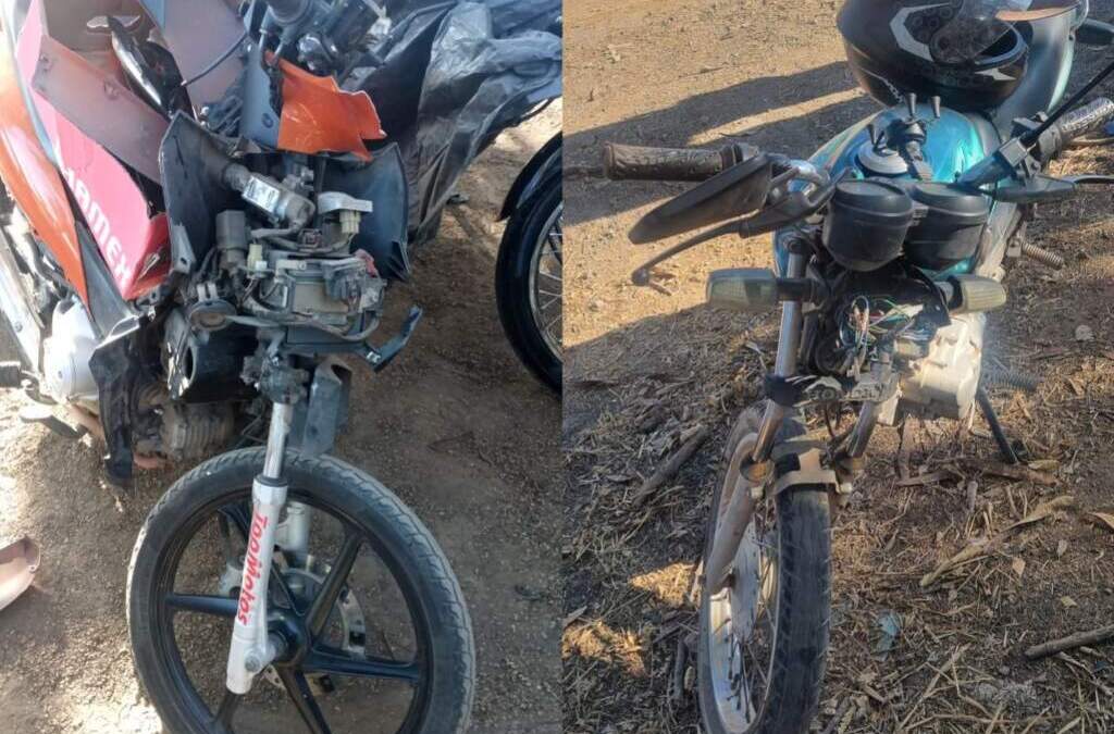 Colisão entre motocicletas deixa mulher ferida na MG-050
