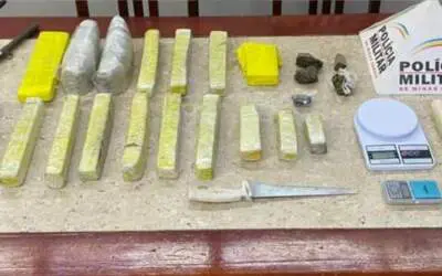 Trio é preso com drogas, armas e munições na Chácara do Quitão