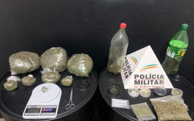 Drogas são apreendidas no bairro Várzea da Olaria