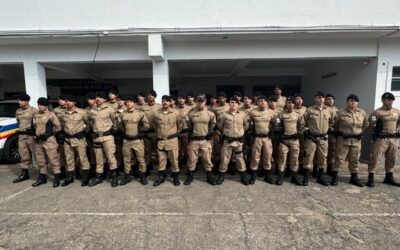 Efetivo da PM é reforçado com mais de 30 novos militares para Itaúna e Itatiaiuçu