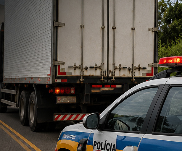 Criminosos rendem motorista e roubam caminhão na BR-262