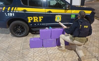 Fuga na BR-262 acaba em prisão e apreensão de 93 kg de maconha