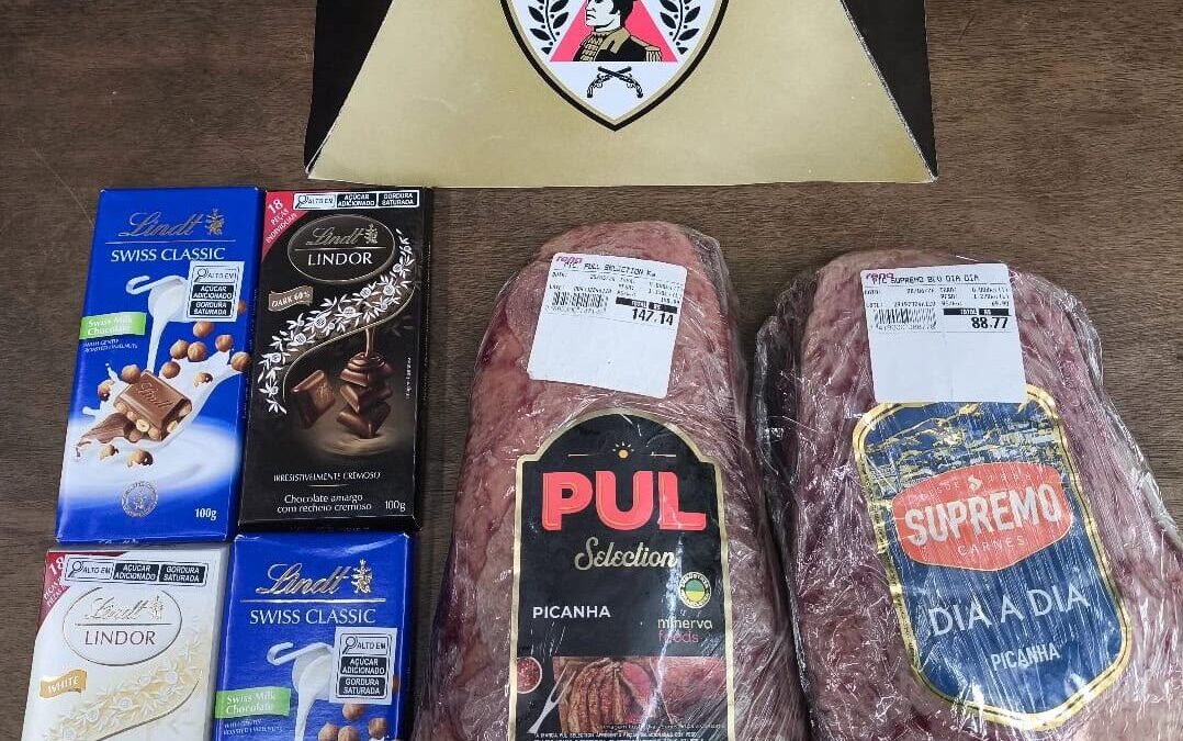Furto de picanha e chocolates acaba em prisão
