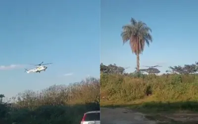 Helicópteros da comitiva de Lula pousam em Divinópolis