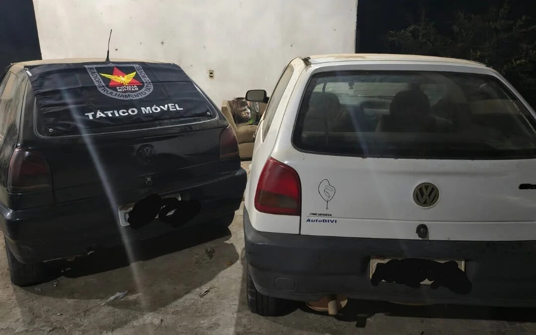 Operação recupera veiculos roubados e prende dois na zona rural