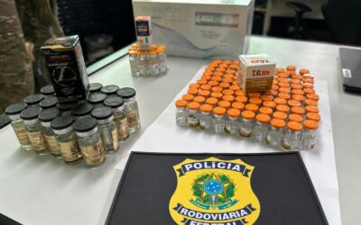 BR-262: PRF prende casal com medicamentos proibidos