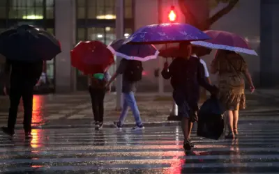 Fim de semana terá chuva, frio e alta gradual das temperatura