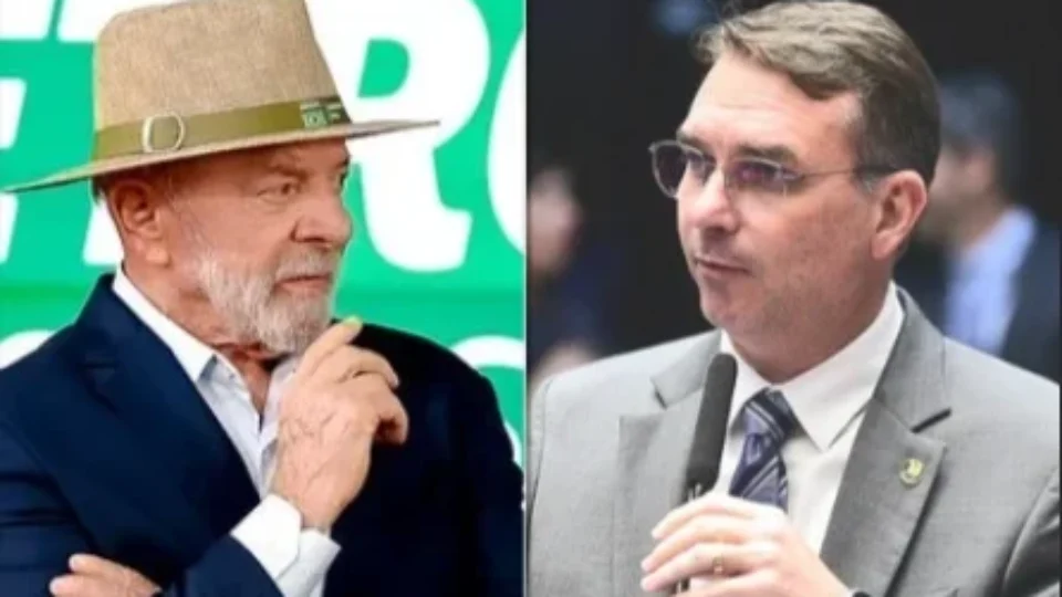 Lula abre dez pontos sobre Flávio Bolsonaro no 1° turno