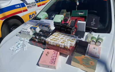 Mulher é presa com remédios e anabolizantes na MG-050